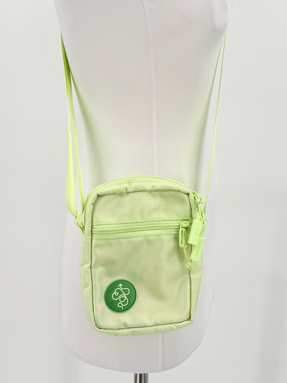 Baboon To The Moon 1.2L Sling Bag Light Green Nylon Crossbody Travel Hike Mini